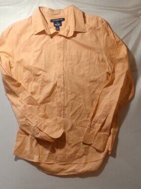 Old Navy peach Slim Fit Button-up Shirt Size Medium